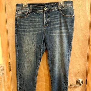 INC skinny leg tummy control sz 16W New condition